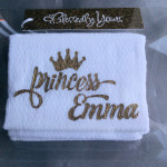 "Princess Emma" Burping Cloth